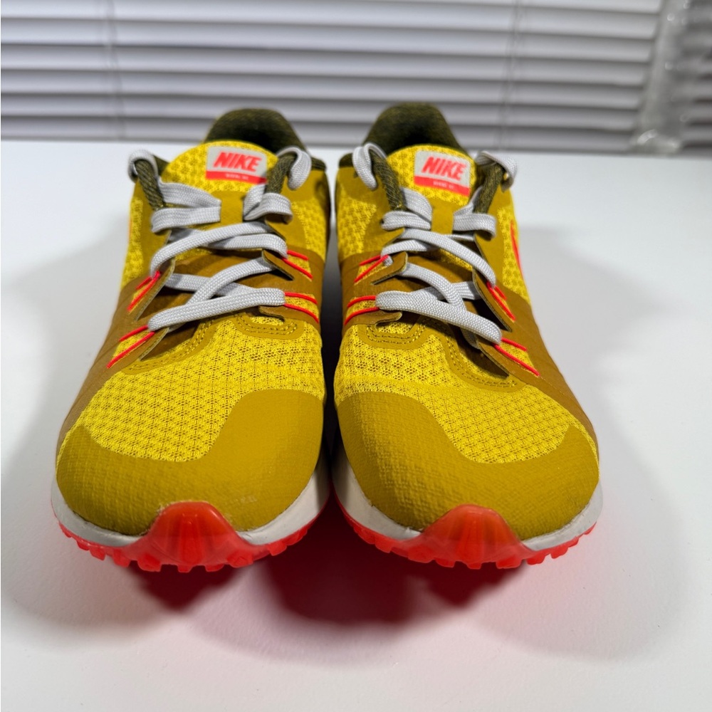Nike Zoom Rival XC Running Shoes 'Citron/Bright Crimson' Size 7.5 - Picture 2 of 6